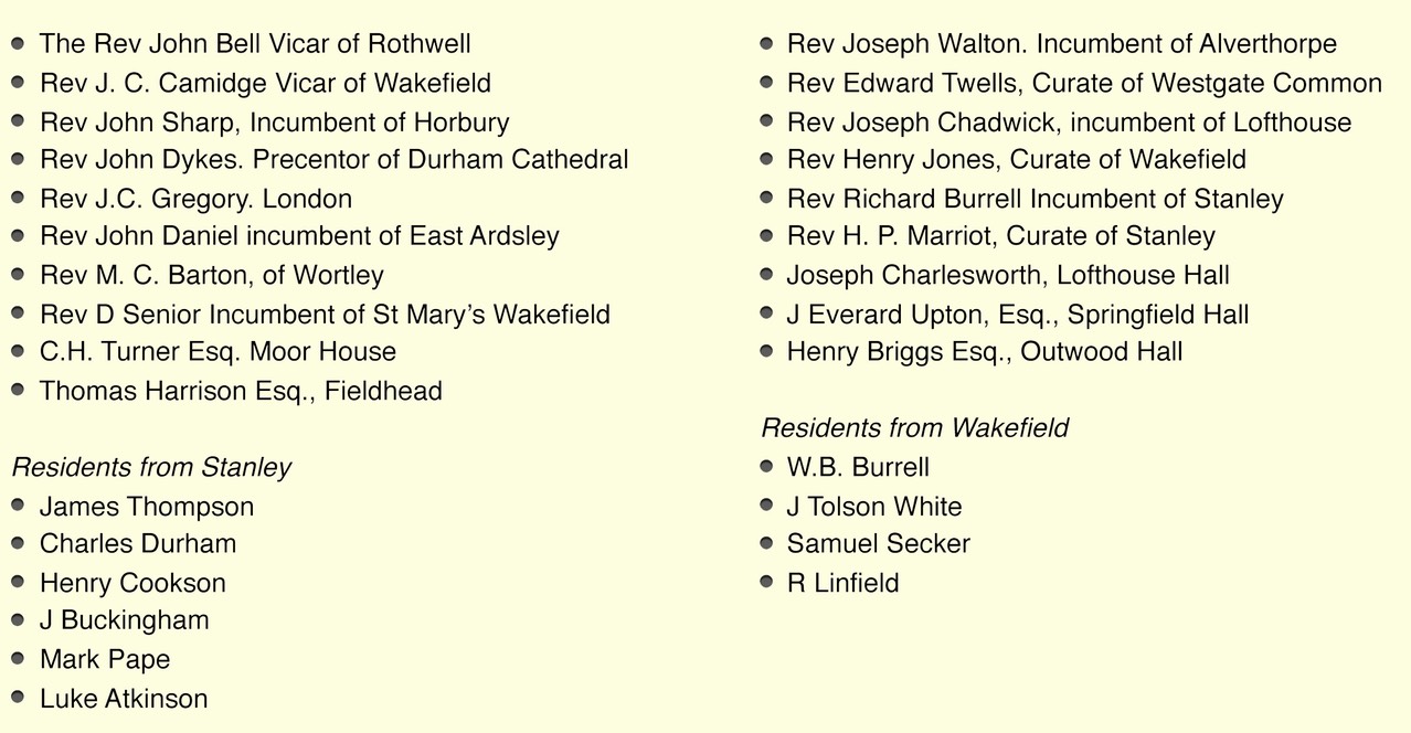 Outwood Church Stone